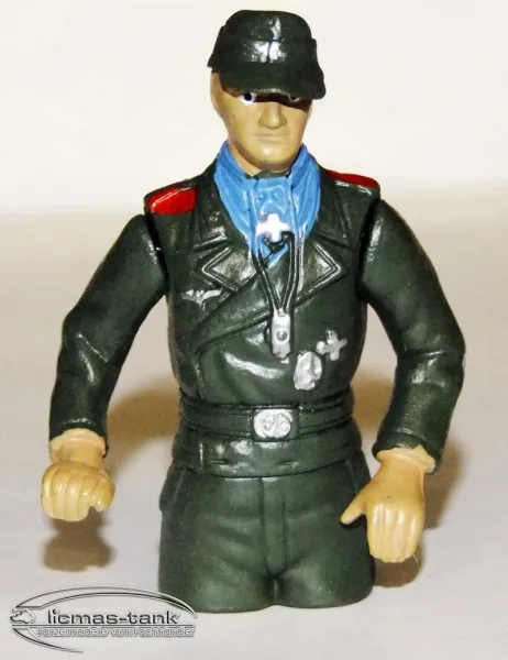 1/16 Figur Heng Long Figur Panzerkommandant mit Kopfhörer Kunststoff bemalt