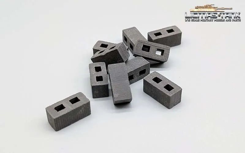 1/16 hollow chamber bricks diorama concrete block set