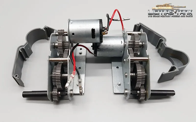 Original Heng Long RC Panzer Stahl Getriebe Ersatzteil Königstiger mit Kabel 7.0 Elektronik