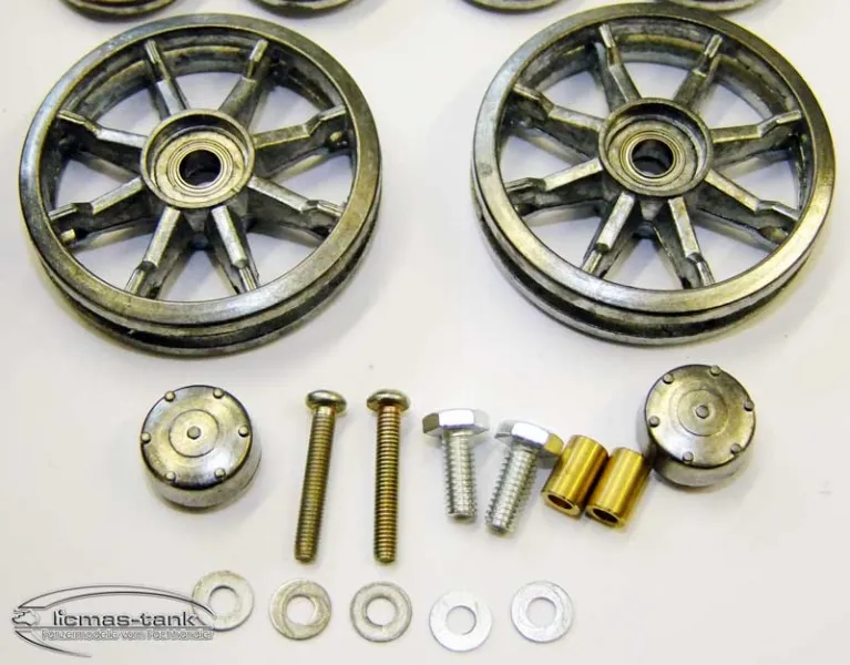 Metal Sprocket and idler wheels for Panzer III