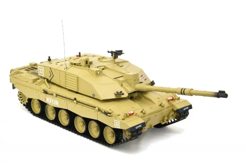 RC tank British Challenger 2 Heng Long 1:16 steel gear 2.4Ghz V6.0