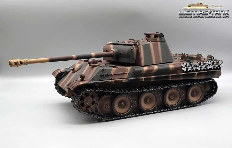 RC Panzer Panther Ausf. G 6mm Schussfunkion Kanonenrauch Taigen Profi Metall Edition 1:16