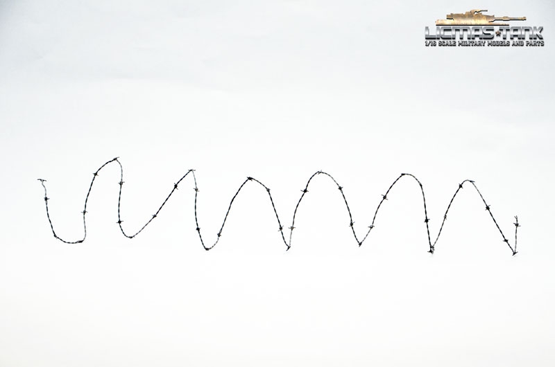 Barbed wire 1:16 military model construction licmas-tank