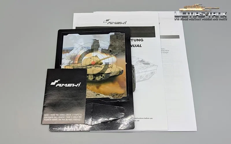 Original Amewi RC Tank T34/85 Manual Heng Long V6.0 / V7.0 with Targetpaper Original Amewi RC Tank T34/85 Manual Heng Long V6.0 / V7.0 with Targetpaper