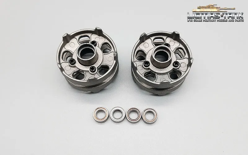 Original metal Heng Long idler wheels with ball bearings for Russia T90 and T72 RC tanks