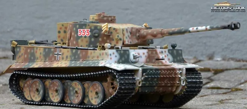 RC Tank 2.4 GHz Tiger 1 Russia Spring 1943 ***Taigen Metal-Edition 360° *** 6mm Shooting Version licmas-tank 1:16