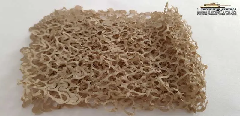 Camouflage net 60 x 5 cm sand beige