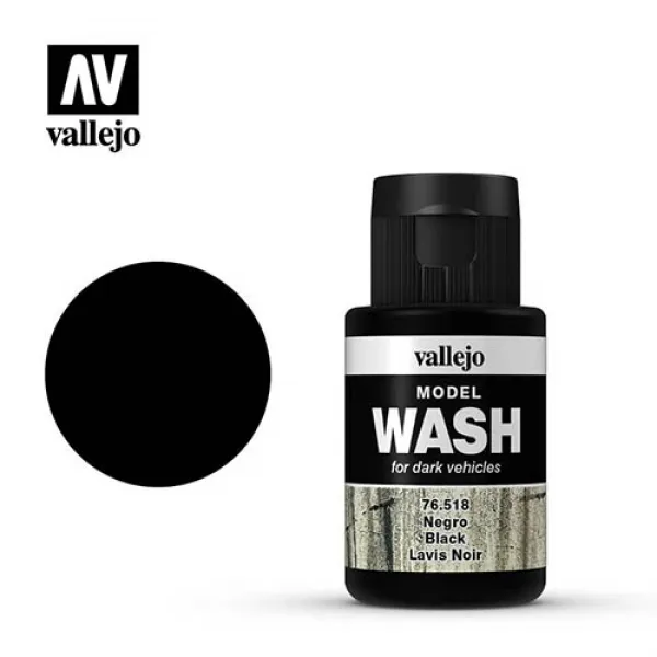 1 phial (35 ml) Vallejo 1 phial (35 ml) Vallejo 76518 Model WASH BlackModel WASH Grey