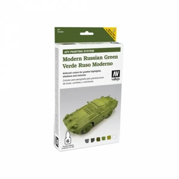 Model Air: Model Air Set AFV Russian Green Set (6)