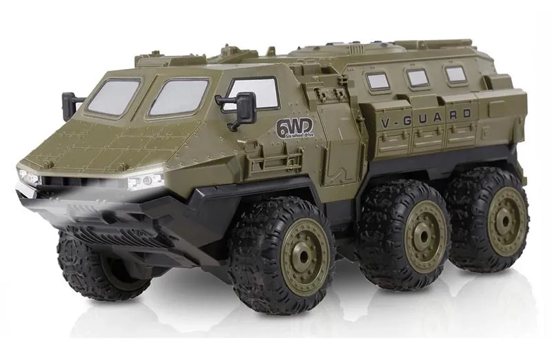 Amewi V-Guard gepanzertes Fahrzeug 6WD 1:16 RTR, olivgrün