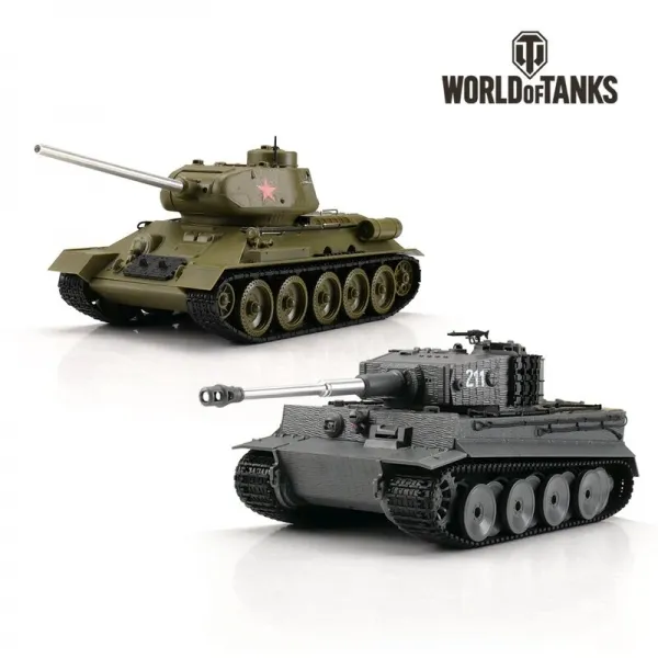 World of Tanks 1/30 RC Tiger I + T-34/85 IR World of Tanks 1/30 RC Tiger I + T-34/85 IR