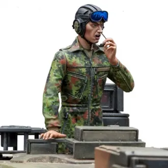 Bundeswehr Panzerkommandant - Figurenbausatz - Maßstab 1/16 (SOL Model)