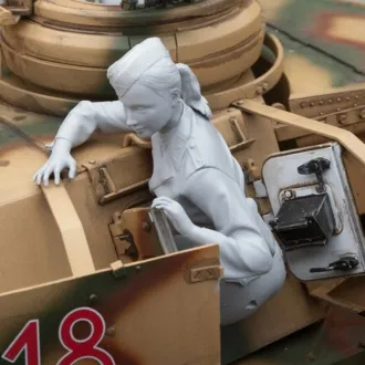 Panzer IV Richtschützin - Figurenbausatz - Maßstab 1/16 (SOL Model)
