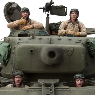 Amerikanische Panzer Besatzung Set 4 - Figurenbausatz - Maßstab 1/16 (SOL Model)