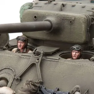 Amerikanische Panzer Besatzung Set 6 - Figurenbausatz - Maßstab 1/16 (SOL Model)