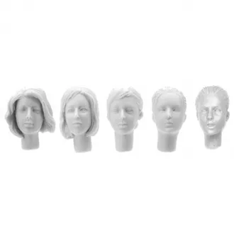 Female Heads Model Kit (SOL Model) Scale 1/16