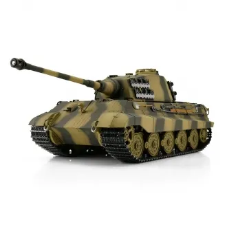 1/16 RC Panzer Königstiger Tiger II Tarn IR Rauch Torro Profi Edition