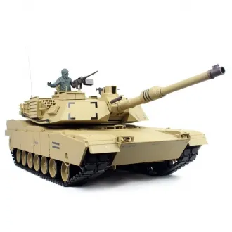 1/16 RC Panzer M1A2 Abrams BB + IR Wüste mit Metallketten Henglong Torro-Edition