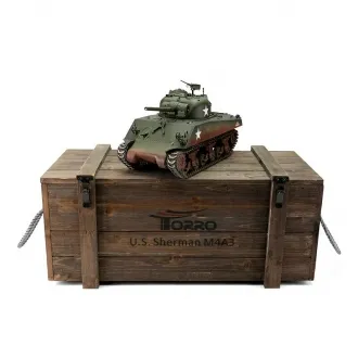 RC Panzer Sherman M4A3 Profi-Edition IR Version Torro 1/16