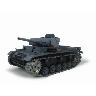 RC Tank 3 Ausf. L 2.4 GHz Grey With Metal Tracks Heng Long Torro Edition BB+IR