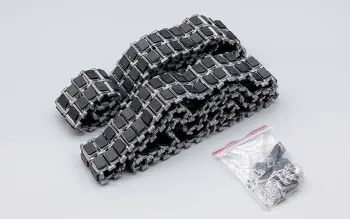 RC Tank Leopard 2 A6 metal track set with rubber double track pads 1:16