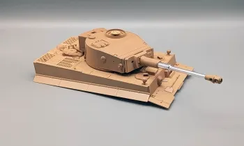 NEUESTE TIGER 1 OBERWANNE MIT TURM IR Rohrrückzug RRZ 1:16