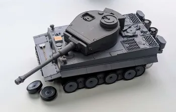 BWARE with breakage - Tiger I - Heng Long 1:16 Gray