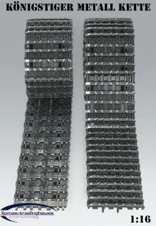 Königstiger Metallketten Schwarz passend für Heng Long oder Torro Königstiger
