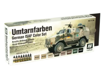 Airbrush Panzer Farben Set "Umtarnfarben-Set" Vallejo 71159