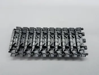 10 x replacement track links with connecting pins for Panther G, F / Jagdpanther Taigen Winter metal track (late) 1:16