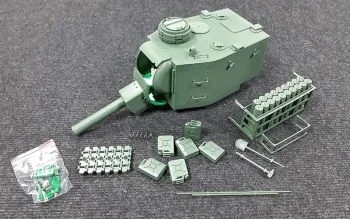 B WARE DEFEKT TORRO Panzer KV-2 754(r) Turm Gefechtsturm BB mit Zubehör