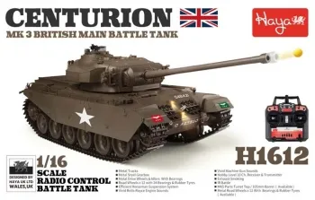 RC Tank Centurion Haya mit Metal Tracks and Metal Sprockets and Idlers