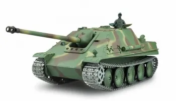 RC battle tank Jagdpanther Rauch & Sound, 1:16, metal gears & tracks, 2.4GHz