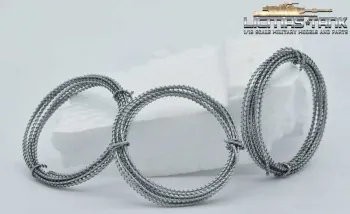 three roll of barbed wire galvanized metal