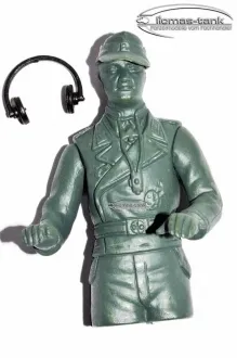 Heng Long Figur Panzerkommandant Kunststoff unbemalt 1:16