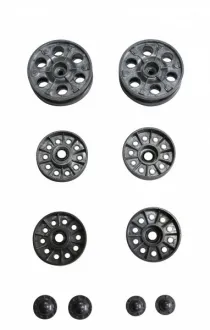 Set of driving and idler wheels for the 1:16 T34 / 85 tank