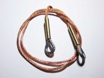Metall Stahlseilset Seile für Panzer 3 Farbe Kupfer