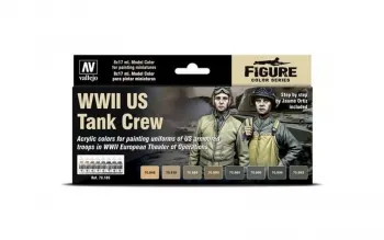 70186 Vallejo Model Color WWII US Tank Crew - Figure Color Series