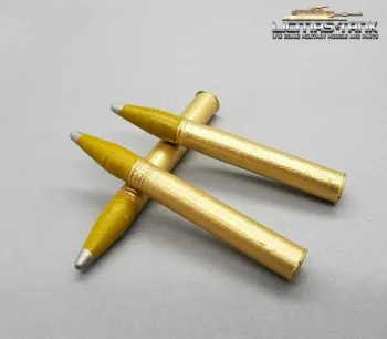 8,8 cm Tiger Ammo Shells painted metal Wehrmacht 2nd World War Scale 1:16