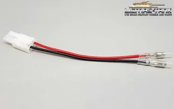 Battery connection cable Heng Long with Tamiya plug to the TK6.0, TK6.0S, TK6.1, TK6.1S board