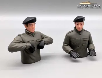 Spar Set 1/16 Figuren Bundeswehr Leopard Besatzung Olive Kunststoff