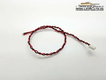 Heng Long Kabel 30 cm mit 2-PIN Stecker (z.b fuer Rauchmodul Auschalter)