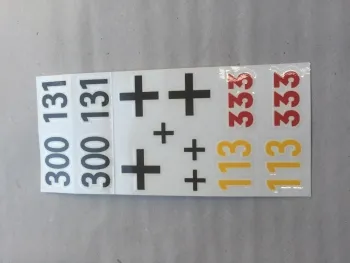 Sticker Decal King Tiger 1:16 - 113/333