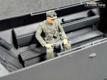 Rider 1 Resin figure painted for 1:16 Torro Sd.Kfz. 251/1 Ausf. D half-track vehicle