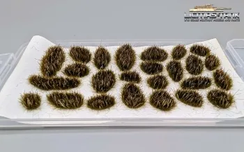 1/16 Miniaturgras Modellbau Grasbüschel Verwelktes Braun für Diorama