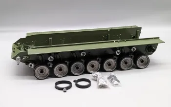 SPECIAL POST: RC Tank Leopard 2 A6 - Spare part - Lower hull 3889 Heng Long 1:16