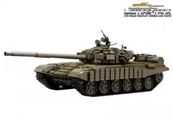 RC Tank Russian T-72 ERA Heng Long 1:16 Smoke&Sound Steel Gear 2.4Ghz V 7.0