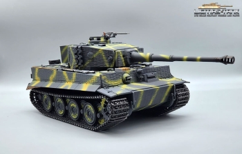RC Panzer 2.4 GHz Tiger 1 Tiki Taigen V3 BB +Servo +Kanonenrauch Metall-Edition 360°