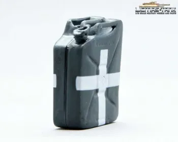 Water Jerrycan Wehrmacht plastic with font grey licmas tank 1:16