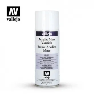 Vallejo 28531 Premium Lack Spray Acrylic Matte Varnish (Mattlack) 400ml